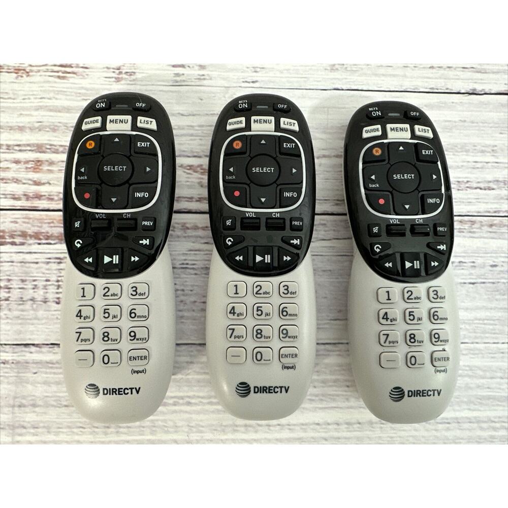 Lot Of 3 DirecTV RC73 Genie Universal Remote Controls